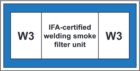 W3 IFA-certified welding smoke unit